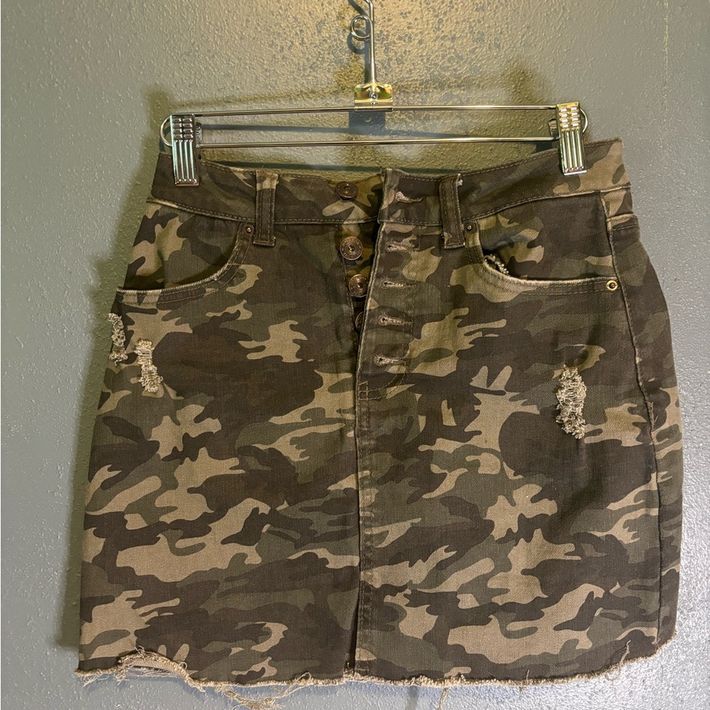 Vanilla Star Mini Camo Skirt